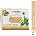 Patanjali Multani Mitti Body Soap - 75g Each, Pack Of 3 Bars - Clay Based Skin Care
