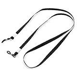 Veroda Black Ribbon Eyeglass Holder Sunglass Eyewear Glasses String Strap Chain