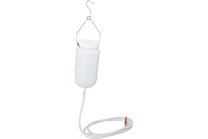 PUNELE 1L Auxiliary Fuel Tank Auxiliary Gas Container Extra Bränslelagring med Uppgraderad Avstängningsventilmonteringskedja för Motorcyklar Långdistansresor