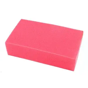 Ubersweet Imported Pink Rectangle Shape Soft Sponge Car Glass Washing Cleaning Cushion