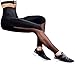 Produktbild SamMoSon Yoga Pants Leggings Hose Yogahose Damen Sport-Leggings Damen Yoga Leggings Hose Pants Fitness Leggings Sport Workout Leggins Jogginghose Dünne Hosen (Schwarz, M)