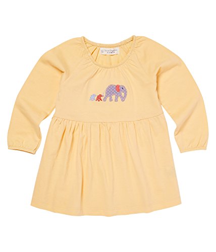 Sense Organics Baby Girls' Sweatshirt Yellow Gelb (pale apricot 700029) 92