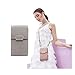 Produktbild Damen Umhängetaschen Geldbörse Abnehmbar Verstellbar Schultergurt Handyfach Multifunktion Beutel Weiches Leder Beuteltasche unter 6,5 Zoll iPhone X XS Max Samsung Note 9 8 S8 S9+ Huawei Grau