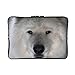 Produktbild Soria Cute White Samoyed Welpen Haustier Tier 10 Zoll Laptop Sleeve Doppelseitige Muster Design Dekorative Notebook Computer Pocket Tablet Aktentasche Tragetasche/Tasche