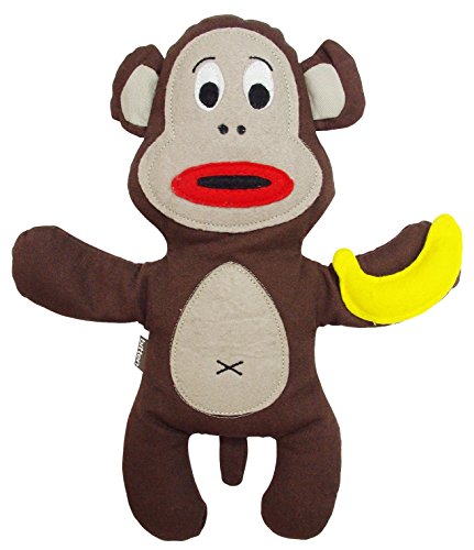Preisvergleich Produktbild Funky Monkey Wärmetier Wärmekissen Kuschelaffe Affe braun schwarz
