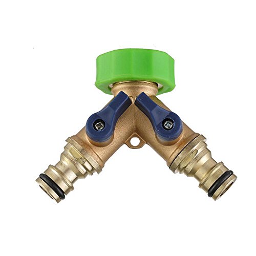 Preisvergleich Produktbild KOBWA Verteiler (2-Wege-Schlauch, Metall, Garten-, 100%, Easy Grip