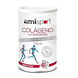  Amlsport Colageno con Magnesio + Vit. C, B1,B2 y B6 (sabor fresa) - 350 gr Fresa