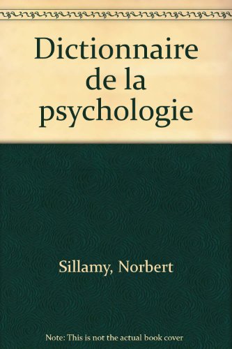 couverture de : Dictionnaire de la psychologie