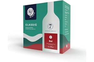 DIAH DO IT AT HOME SG (Formerly Known as Solomon Grundy) Classic - Red - 30 Bottles Wine Making Kit and Airlock Home Brew Set
