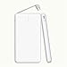 Ultra Thin Portable 10000mAh Power Bank - White RS.1399.00