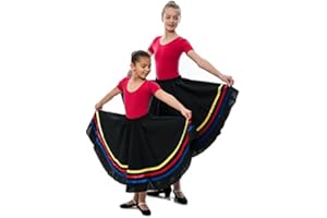 Katz Dancewear Girls Pink Lilac Yellow Red Blue Ribbon RAD Character Skirt Dance Ballet