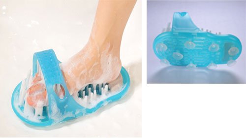 Shower Foot Scrubber Brush / Spa (1033) Wash & Massage your feet as you shower.