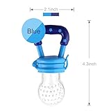 Hosaire Baby Schnuller Kinder Beruhigungssauger Kreativ Silikon Schnuller für 6-18M Mädchen,Junge(Blau) - 6