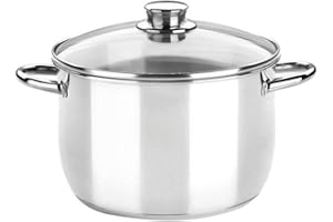 Monix Optima - Pentolino con coperchio di vetro 4 l (20 cm)