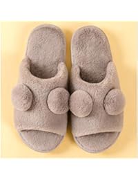 Calzature Donna ZYPINGPAI Pantofole in inverno Pantofole Invernali da Uomo in Cotone Antiscivolo Pantofole Calde Casa Paio di Scarpe di Cotone