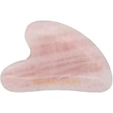 Bade Natural Pembe Kuvars Gua Sha Y&uuml;z Masaj Taşı