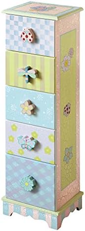 Teamson Design Corp Fantasy Fields - Crackled Rose 5 Drawer Cabinet
