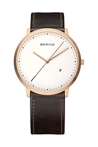 Bering Time Herren-Armbanduhr Analog Quarz Leder 11139-564 Bering Time Herren-Armbanduhr Analog Quarz Leder 11139-564
