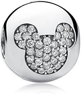 Sterling silver clip Mickey Mouse