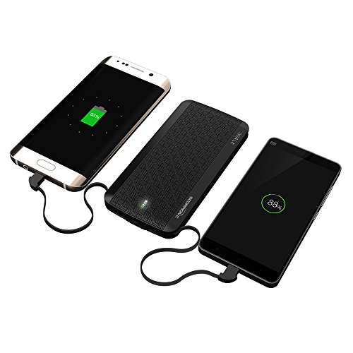 iWalk 8000mah avec USB Type-C Et Micro USB C  bles Quick Charge 3 0 Batterie Externe Chargeur Slim Portable Compacte Int  gr  e Power Bank pour Samsun