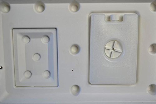 Kühlbox Eisbox Kühltasche mit Thermometer und Rollen Weiß (45 Liter ) - 8