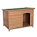 Produktbild pawhut Autositz Wasserdicht aufklappbares Dach Pet Zwinger erhöht Outdoor Hund Haus mit Tür (116L X 79 W x 82H cm, groß)