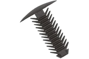 VEHICLE CLIPS Fir Tree Trim Panel Clips- 8mm Hole- 18mm Head, Black (100)