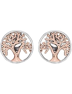 Engelsrufer Damen-Ohrstecker 925 Silber rhodiniert - ERE-LILTREE-BICOR