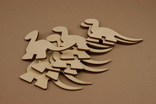 10 x Dinosaur Dino Dekoration Tier Basteln Bemalen Kunstwerk Wild V49 - 3