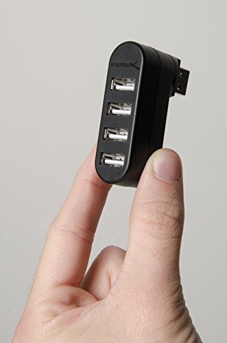 Sabrent USB HUB – 4-Port USB 2.0 drehbaren Hub [90 ° / 180 ° Grad drehbar] (HB-UMN4) - 2