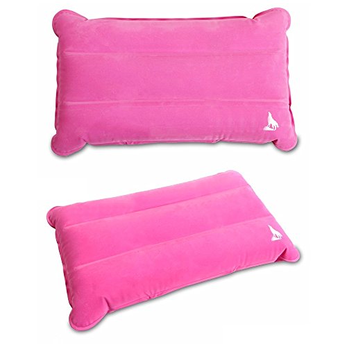 Preisvergleich Produktbild KINDOYO 1X Reise-Nackenkissen Nackenhörnchen, Reisekissen Set, Aufblasbares U-förmiges Nackenkissen, Nackenhörnchen mit Angenehm Weicher, Waschbarer und Atmungsaktiver Tragetasche – flauschiges Nackenstützkissen zum Reisen mit GRATIS Schlafbrille, Ohrenstöpsel und Tragetasche