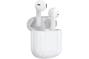 KOMUSII Wireless Headphones,Wireless Bluetooth 5.3 Earbuds, Touch Control, Easy-Pairing, 24H Playtime, Noise Cancellation Built-in Mic with Charging Case, IPX8 Waterproof Earphones for iphone/Android/IOS