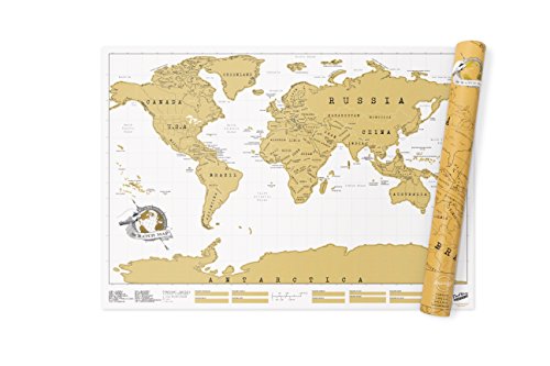 Scratch Map® Original Personalised World Map By Luckies