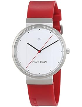 JACOB JENSEN Unisex-Armbanduhr JACOB JENSEN NEW SERIES ITEM NO. 751 Analog Quarz Kautschuk JACOB JENSEN NEW SERIES...