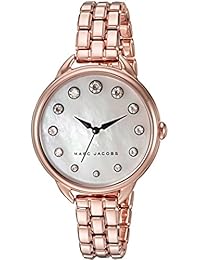 Marc Jacobs Women's Betty MJ3515 Rose-Gold Stainless-Steel Quartz Fashion Watch