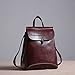 Produktbild XUE - 2017 neue originale Leder Rucksack weibliche Schultertasche Rindsleder koreanische Version der Gezeiten einfache Freizeit Schule Wind Retro Tasche (Schultergurte: verstellbar) (28 * 33cm) (Kaffee)