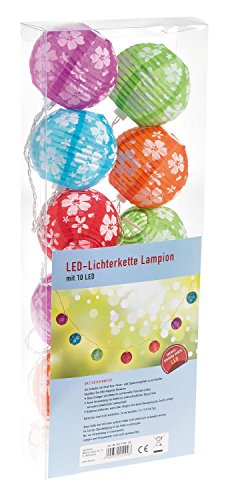 III LED Lampion Lichterkette 10-er, batteriebetrieben 8325109