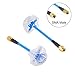 Price comparison product image Crazepony-UK 2pcs Aomway 5.8G 3DBi 4 Leaf Clover Antenna RX SMA Male with Protective Covering