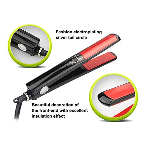 New Hair Curler  Mini Portable Negative Ion Hair Straightener  Multi-function Straight-volume Dual-use Curling Wand  Rapid Temperature Rise  110-220V 