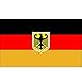 Produktbild Seasaleshop Flagge Fahne ca. 90x150 cm : Deutschland Dienstflagge Adler deutsche Dienstfahne
