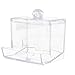 Produktbild shangjunol Plexiglas Schmuck Wattepad Halter Baumwolltupfer Box Make-up-Speicher-Fall Plastik Cosmetic Organizer