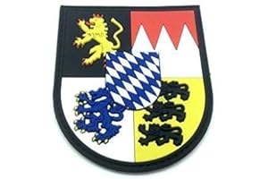 PATCH NATION Parche de PVC Baviera escudo alemán de Munich Nuremberg Airsoft