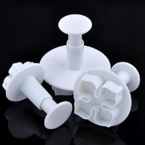 FULLA2116 of 3 Hydrangea Flower Fondant Cake Decorating Sugarcraft Plunger Cutter DIY Mold
