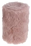   - Banda de Pelo de Banda Banda Banda de Piel sintética Mesa Decorativa Parche para Navidad Decoración Costura Manualidades, Blanco, 15cm x 2m - Rosa