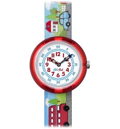 Flik Flak Highway to UK Armbanduhr für Kinder FBNP077