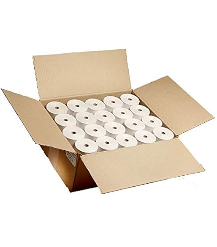 Rotolo Di Carta Termica 80mm X 40m Per Registratori Di Cassa, Diametro 55mm E Anima 12mm, Stampa Nitida E Duratura