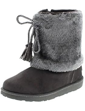 Wrangler YUK FRINGES GIRL WG17242 Dark Grey/ Kinder Schnürstiefel/ Mädchen Kinderschuhe