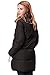 Sweet Mommy Down Duffle Maternity and Mother Coat with baby pouch SJ2032 Black M(8-10)