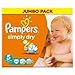 Produktbild Pampers Simply Dry Größe 5 (11-25kg) Jumbo Box Junior 66 pro Packung