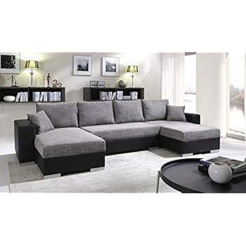 Tendencio Canape D Angle Convertible Panoramique 5 A 6 Places Enno